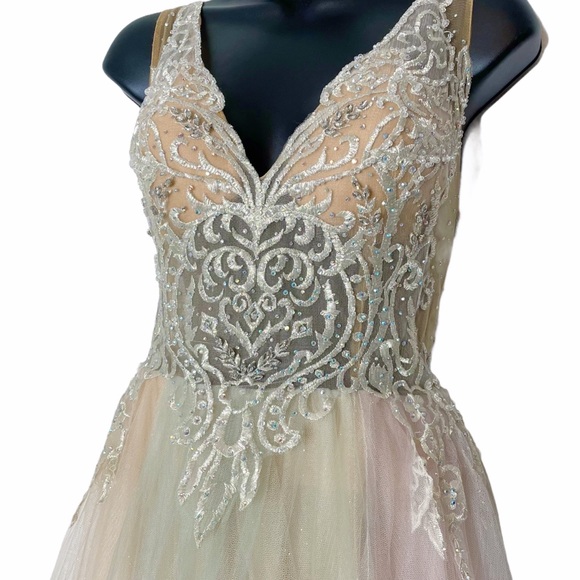 GLAMOUR by TERANI COUTURE beaded tulle gown | 8 - Picture 6 of 15